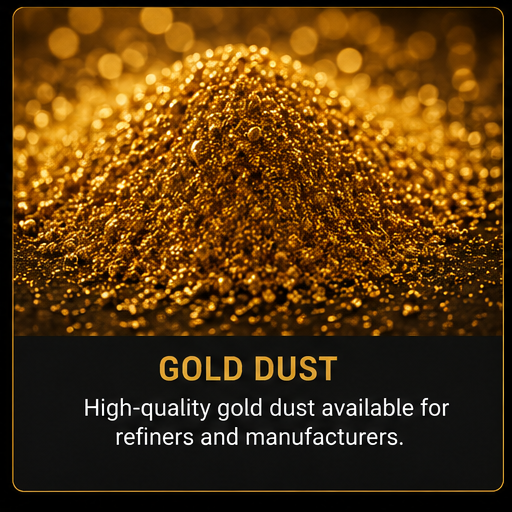 Export-ready African gold dust