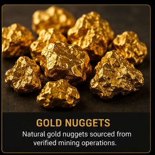 Natural African Gold Nuggets