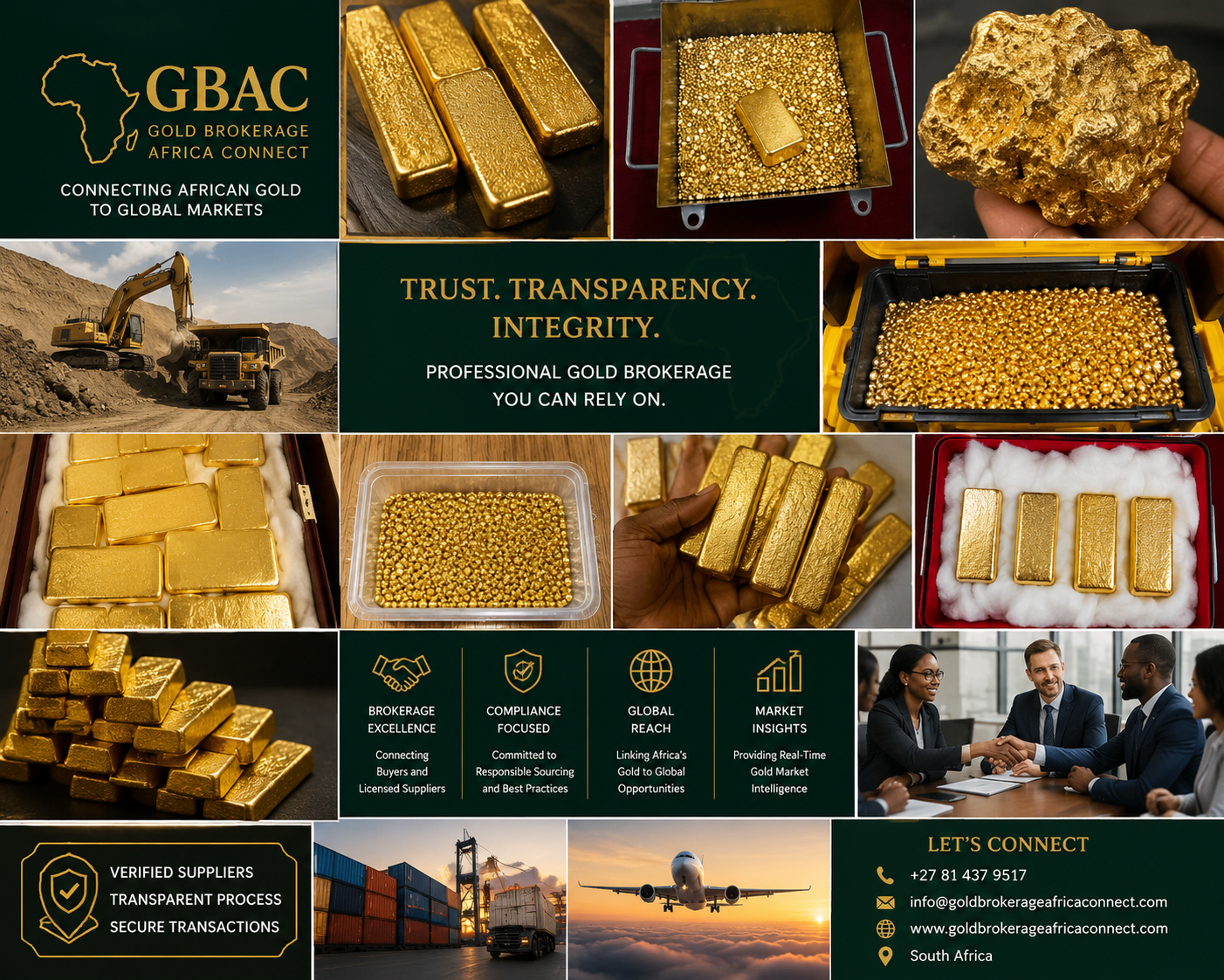 Types of African gold products